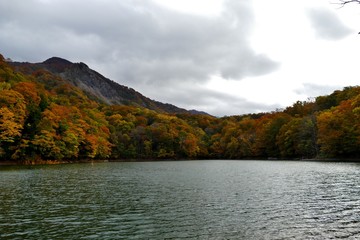 《十二湖の紅葉》青森県深浦町
