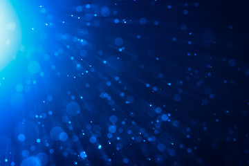 Obraz premium Abstract Blue bokeh background