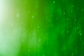 Abstract Green bokeh Background