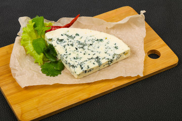 Blue cheese slice