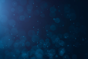 Abstract Blue bokeh background