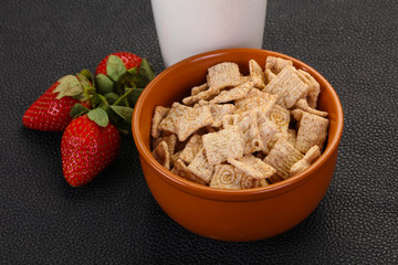 Wheat flakes for breakfast