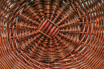 Wicker basket structure texture