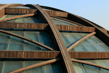 Wooden building appearance