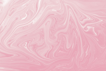 Pink Acrylic pour Color Liquid marble abstract surfaces Design.