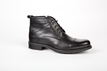 Mens shoes on white background 