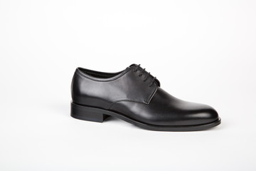 Mens shoes on white background 