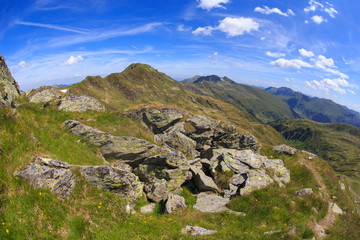 Mountains at Koenigsleiten, Austria, Zillertal