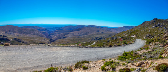 On top of Swartberg Mountain Pass