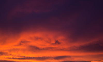 orange sky