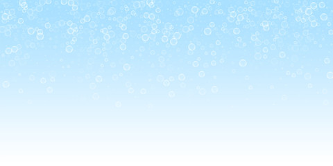 Soap bubbles abstract background. Blowing bubbles 