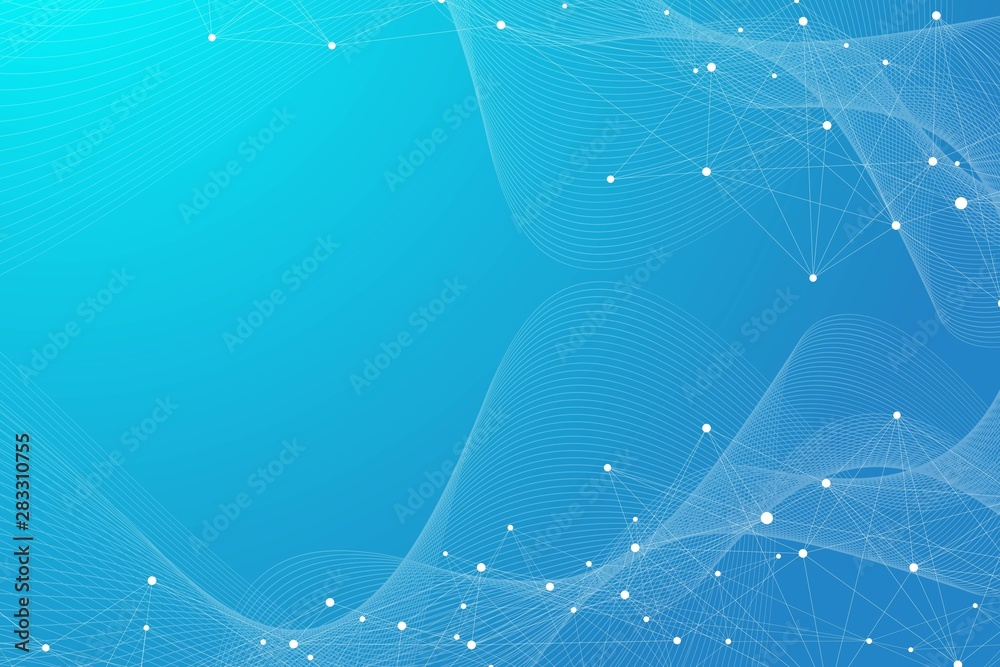 Poster nano technologies abstract background. cyber technology concept. artificial intelligence, virtual re