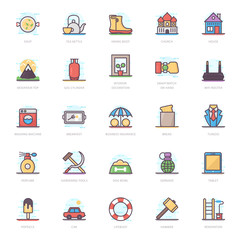 Food Flat Icons Pack 