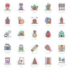 Meal Flat Icons Pack