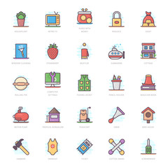 Technical Tools Flat Icons Pack