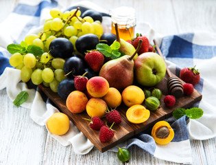 Fresh summer fruits