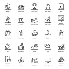 Technology Line Icons Pack 