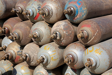 Compressed gas cylinders