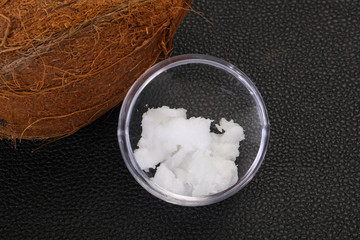 Dietary Coconut oil in the bowl