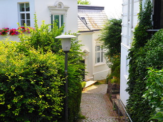 entrance to the house