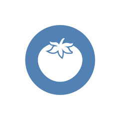 Tomato icon isolated on white background. Vector art.