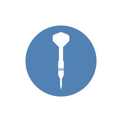 Darts icon. Simple illustration of darts vector icon for web