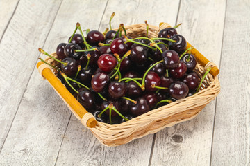 Ripe sweet tasty cherry  berry