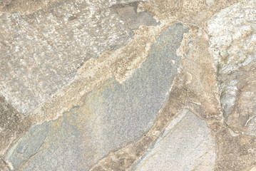 Stone path close up in the garden. Abstract background