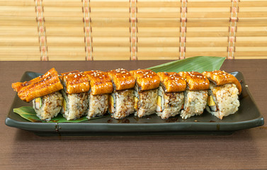 eel sushi roll - japanese food