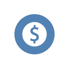 Money vector icon. logo design template vector illustration