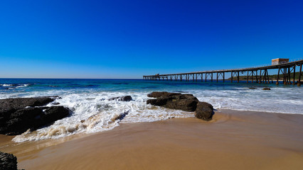 Rotten Pier on Beach