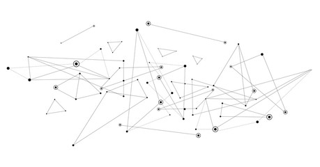 sfondo, connessioni, linee, punti, internet, design