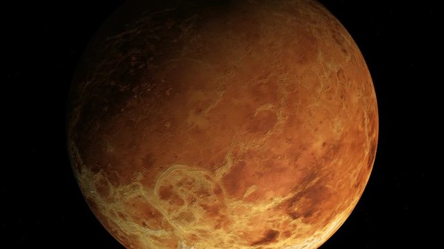 The cloudless planet Venus