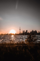 Fototapeta premium A visit to the Toronto Islands, Lake Ontario, Canada