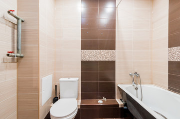 Russia, Moscow- June 13, 2018: interior room apartment. standard repair decoration in hostel