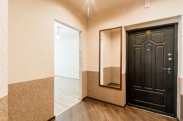 Russia, Moscow- June 13, 2018: interior room apartment. standard repair decoration in hostel