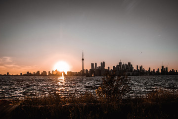 Obraz premium A visit to the Toronto Islands, Lake Ontario, Canada