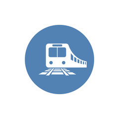 Train icon, stock vector illustration flat design style. EPS10.