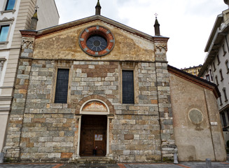 The church of Santa maria degli Angioli. Lugano, Ticino canton, Switzerland