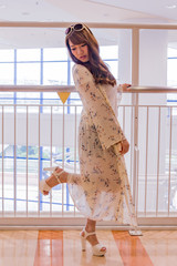 Berry cute Japanese young woman.