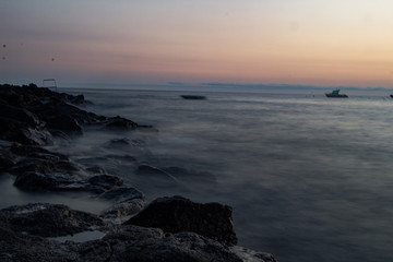 Obraz premium sunset over sea