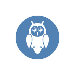 Obraz premium Vector images of owl on a white background. Bird sign