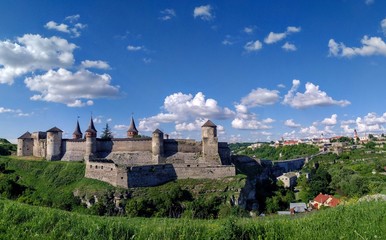 Fototapeta na wymiar castle in Kamianets-podilskyi, Ukraine