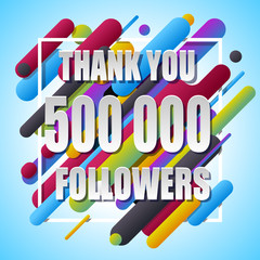 Thank You 500000 followers banner