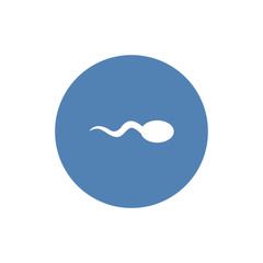 Sperm / Spermatozoa Icon Vector Logo Template. Trendy modern vector symbol for web site design or mobile app.