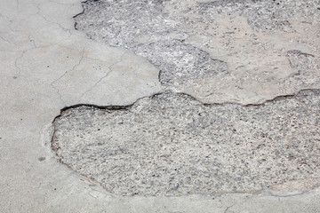 broken concrete floor