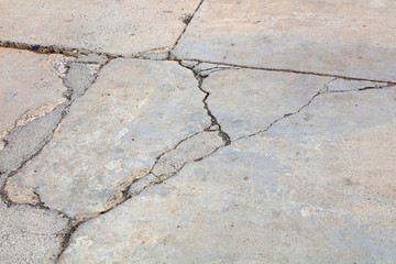 broken concrete floor