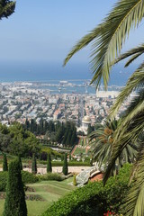 Fototapeta na wymiar Bahá'í Gardens Haifa, Israel