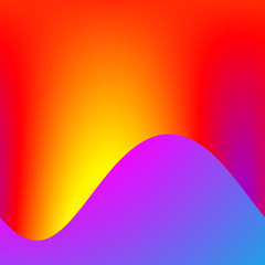 Wavy colorful blurred background.