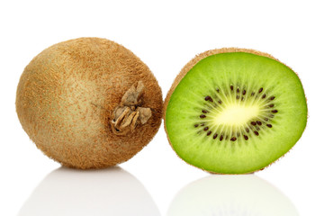 kiwi isolated on white background